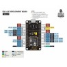 NodeMCU ESP8266 microcontroller (wide version)
