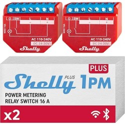 Shelly 1PM Plus Power Metering Relay switch 16A